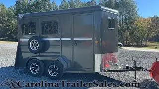 2026 Valley Trailers 2820, 2 лошади чистокровной породы, с наклонным бампером, тягач, тур | Модер...