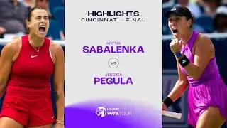Aryna Sabalenka vs. Jessica Pegula  | 2024 Cincinnati Final | WTA Match Highlights