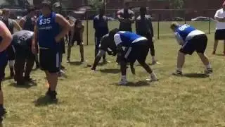 Samuel Obiang DT Class 2018 SoundMind SoundBody Detroit Football camp 2016
