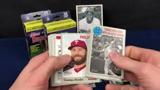2019 Topps Heritage Baseball Retail Target Blaster Box and Hanger Pack Break