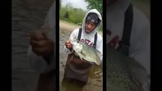 WeAreBassBrothers 18in White Crappie out of Wyoga Lake Cuyahoga Falls