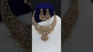 mat antique necklace #guntur #imitationjewellery #trendy #traditional #simple #south #bride #collec