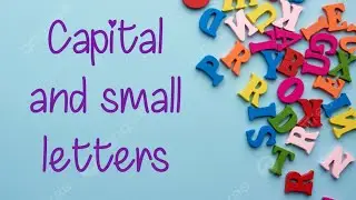 Capital and small letters for kids from TLTT