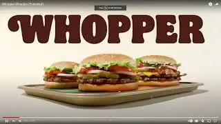 Burger King Whopper Whopper Ad But Its 2X Speed 