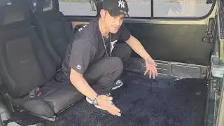 Dzin show us how to clean van carpet professionally 
