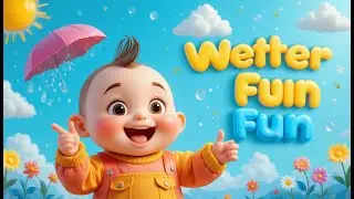 Weather Song | Learn Sunny, Rainy, Windy & Snowy Days | Fun Educational Song for Kids
