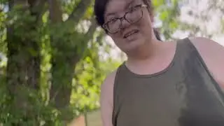 Walking Outside And Hanging Clothes Out On The Clothes Line ASMR 