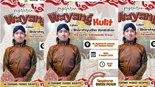 🔴LIVE/PAGELARAN WAYANG KULIT/DALANG:KI.SURONO PURBO CARITO Lakon :  BHARATAYUDHA JAMBAKAN