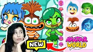 Avatar World Ters Yüz Karakterleri Neşe Utangaç Kaygı Esra Games