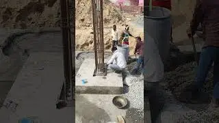 Column Starter Construction work #construction #column #starter #building