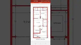 25 by 54 house plan #homeplan #2024