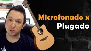 Viol&atilde;o plugado ou microfonado? 🎸