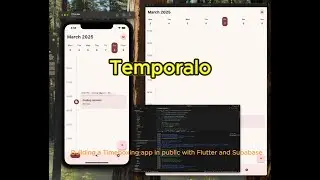 Temporalo - Building a Timeboxing App in Public With Flutter and Supabase