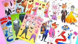 Oddly Satisfying ASMR With Realxing Music!Zootopia2 Judy & Nick & Gary The Snake & Friends #asmr 