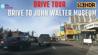 Drive to John Walter Museum 🚗🚚🚓🕶🏙☀🌆