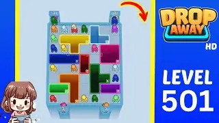 Drop Away Level 501 Solution Walkthrough