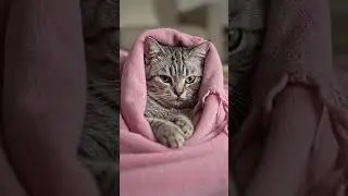 Cute cat feeling sleep