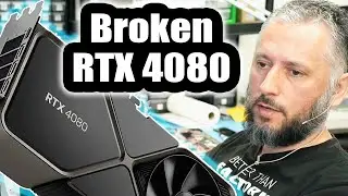 Notorious RTX 4080 Graphics card Repair - Connectors are breaking like biscuits.