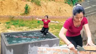 Solo Build Series: One Girl, One Repair Shop &mdash; Building a Wall and a Giant Water Tank Alone