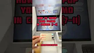 How to topup your PASMO card in conbini (7-11) #pasmo #japan