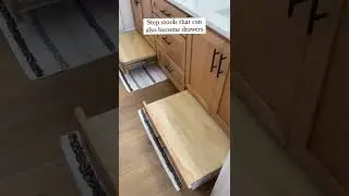 Bathroom steps stools that also can become drawers