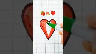 Увлекательное искусство 🍓🍉&hearts;️ #тренды #короткометражные #вирусные #искусство #короткометражкинаyou...