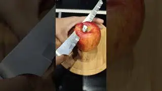 APPLE Slicing Sounds 🍎 #fruitrees #food #fruitfood #asmrfood #satisfying