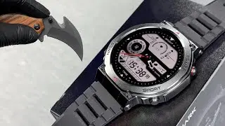 Black Shark GS3 Ultra Amoled GPS Sport SmartWatch Unboxing & Review - ASMR