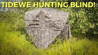 TIDEWE Ground Blind Review!! 270* VIEW??