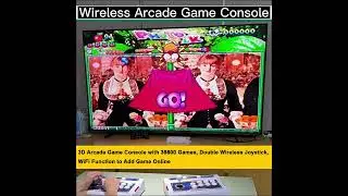 39800 in 1 Pandora 3D Arcade Game Machine, Double Wireless Joystick, WiFi Function Add Game  Online