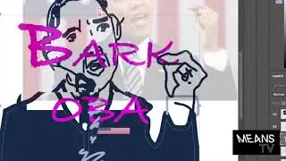 Speed Drawing Obama | Art House Politics | Means TV