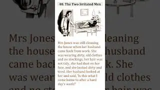 40. The Two Irritated Men. Учим английский легко и весело! Jokes in English for A1 Students