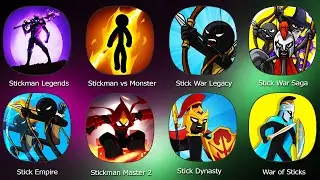 Stick War Legacy,Stickman Legends,Stickman vs Monster,Stick War Saga,Stick Empire,War of Sticks