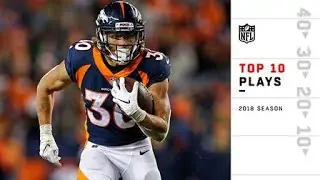 Denver Broncos running back Phillip Lindsay's top 10 plays | 2018 season