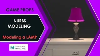 Autodesk Maya - Props Modeling - Lamp #maya #3danimation