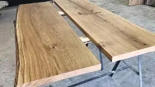 Waney Edge Bathroom Shelves by Earthy Timber. Modern Rustic Furniture