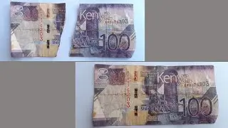 Как починить порванную купюру #currency