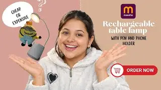 Meesho pinteresty ✨Rechargeable table lamp you can't miss😍 Meesho Random Useful finds #meesho 