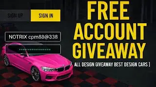 🎁FREE Car Parking Multiplayer Account Giveaway 😱 | CPM Free ID 