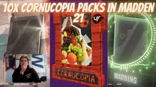 10X CORNUCOPIA PACK OPENING IN MADDEN 21 WHILE BLINDFOLDED!!  ARE THESE PACKS STILL HITTING OR NAH??
