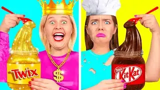 Cheap vs Expensive Food Challenge | Funny Situations by RaPaPa Challenge