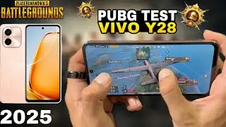 Vivo y28 PUBG TEST 🔥 || After new update 2025 || Gaming review.
