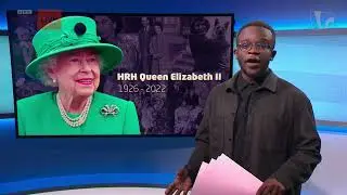 CBBC Channel - announcement of the death of Queen Elizabeth II (8th September 2022)