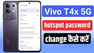 vivo t4x hotspot password change kaise kare | how to change hotspot password in vivo t4x 5g