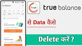 How to delete data from True Balance