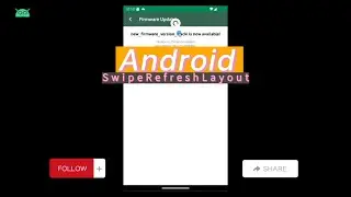 Android Java  SwipeRefreshLayout