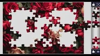 Red Roses bouquet of passion😍//#beautiful gaming puzzle 🧩@JigsawPuzzle928 