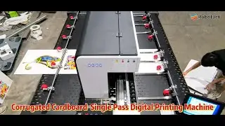 Corrugated Cardboard Single Pass Digital Printing Machine
