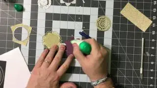 First Instruction Video/ Stampin Up Eastern Palace Card
