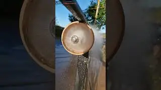 Drain Cleaning Mini Spinning Nozzle  #drain #draincleaner #draincleaning